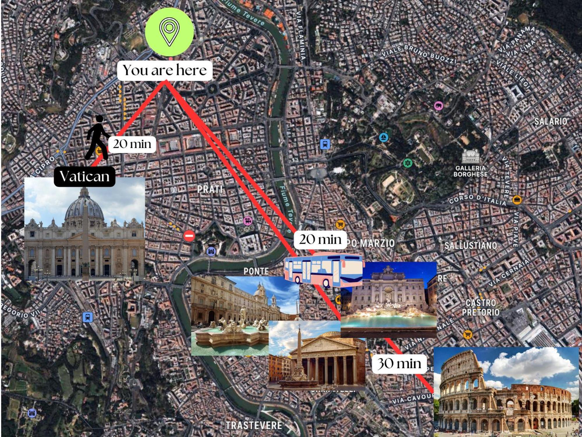 Ottaviano - 10 Min Dal Vaticano Róma Kültér fotó